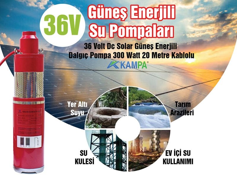 Güneş enerjili dalgıç pompa